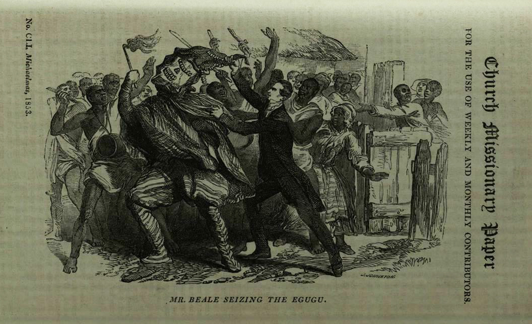 Mr. Beale Seizing Egugu, 1853 CMS Intelligencer