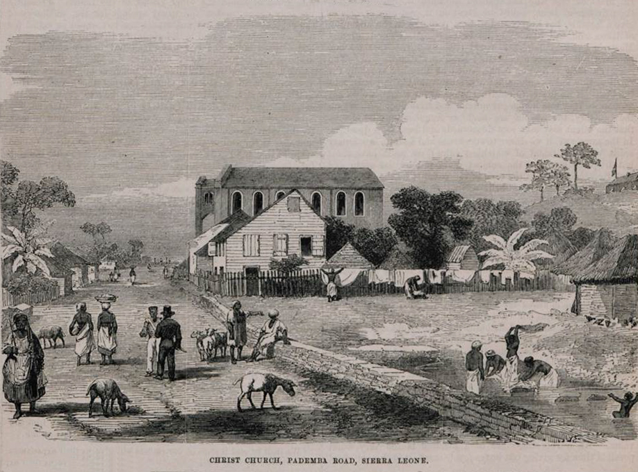 Christ Church, Freetown, 1856 Illustrated London News