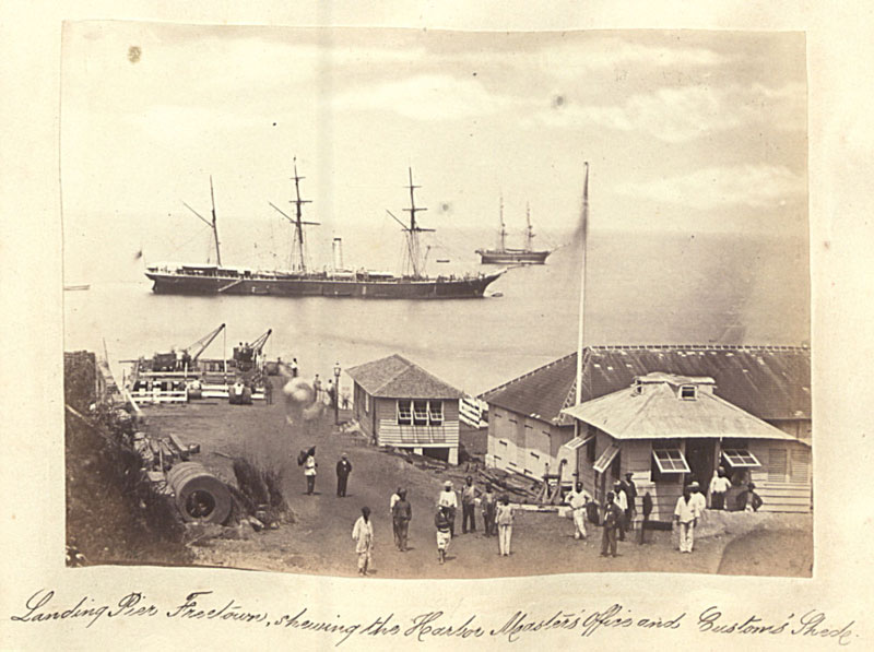 Landing Pier, Freetown, c. 1870 NA, CO 1069/88