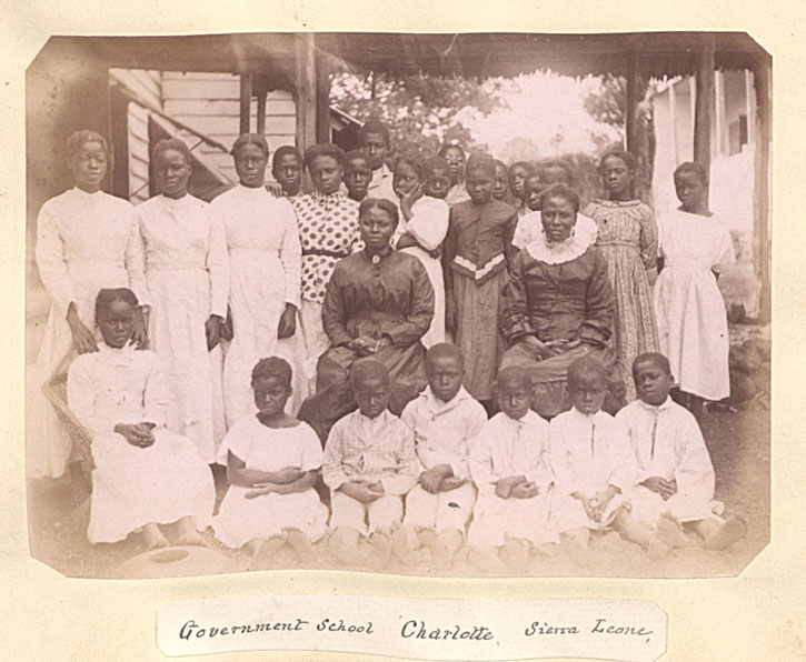 School in Charlotte, Sierra Leone, c. 1870 NA, CO 1069/88