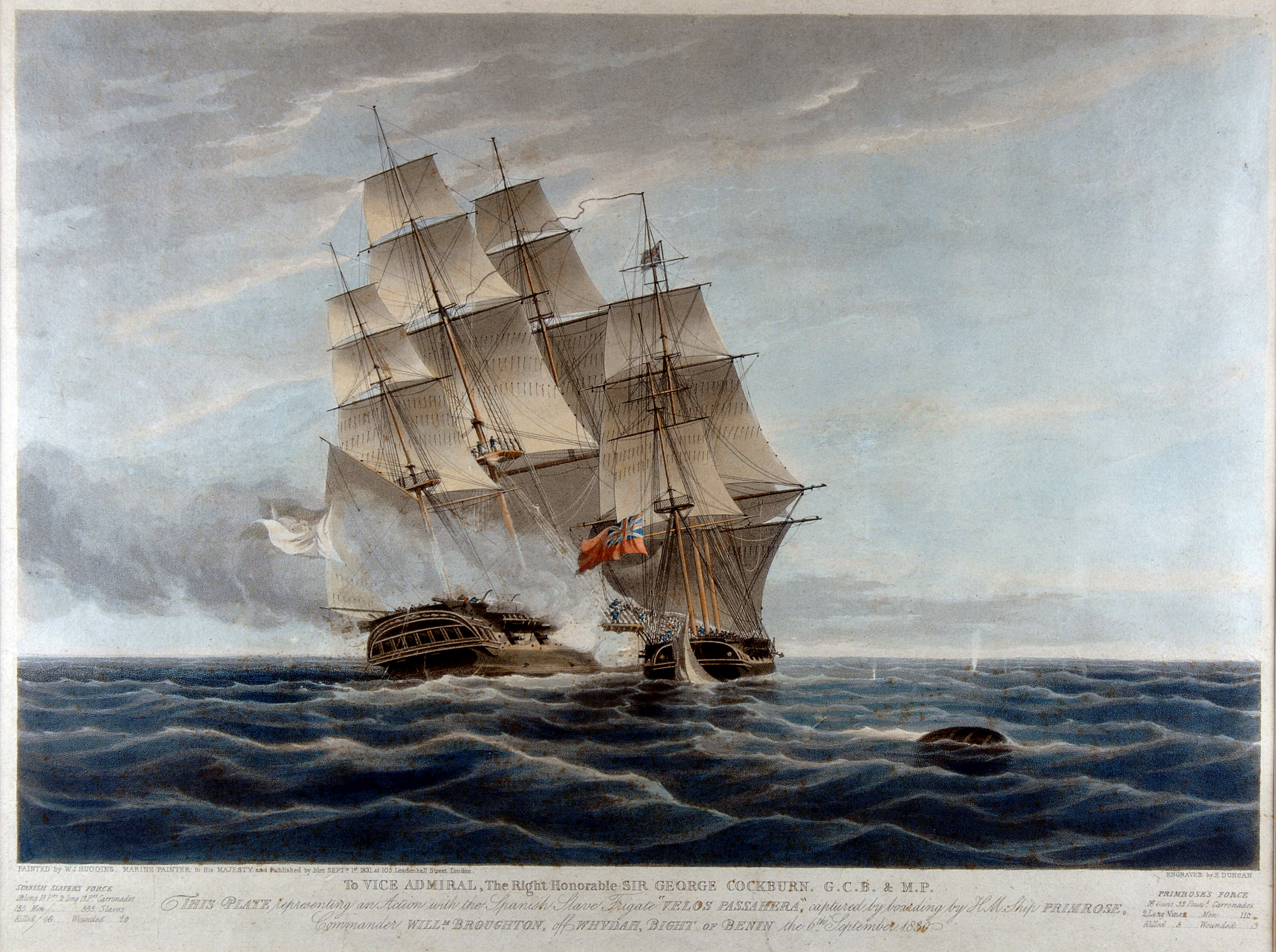 Veloz Pasajera, Jakin, 1830 (ID 2423) Royal Naval Museum