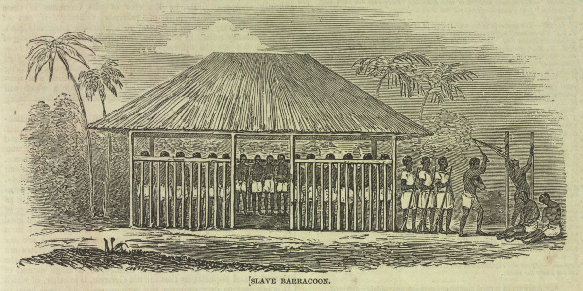 Barracoon, Gallinas, 1849 Illustrated London News 