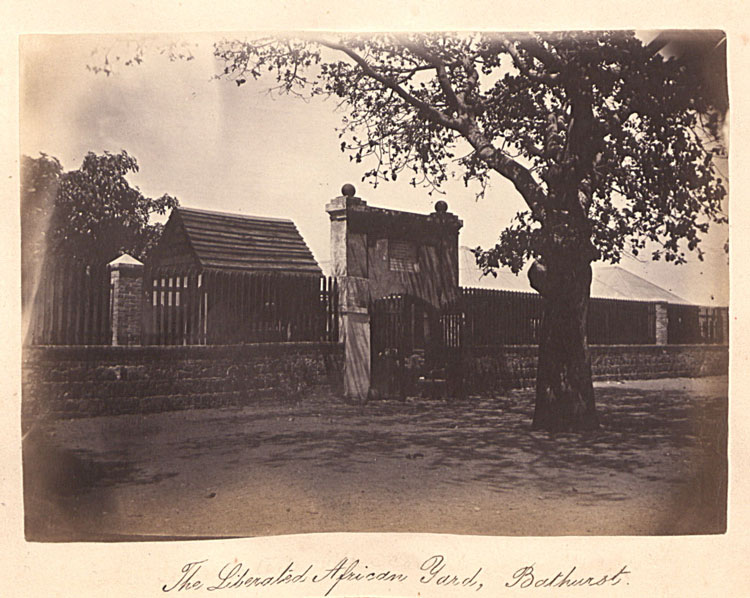 Liberated African Yard, Bathurst, Gambia, c. 1870 NA, CO 1069/88