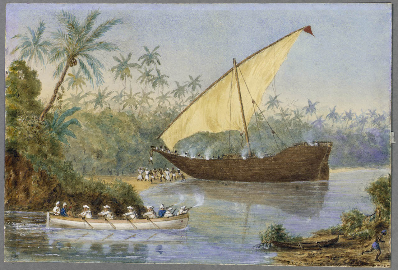 Dhow, Zanzibar, 1876 National Maritime Museum