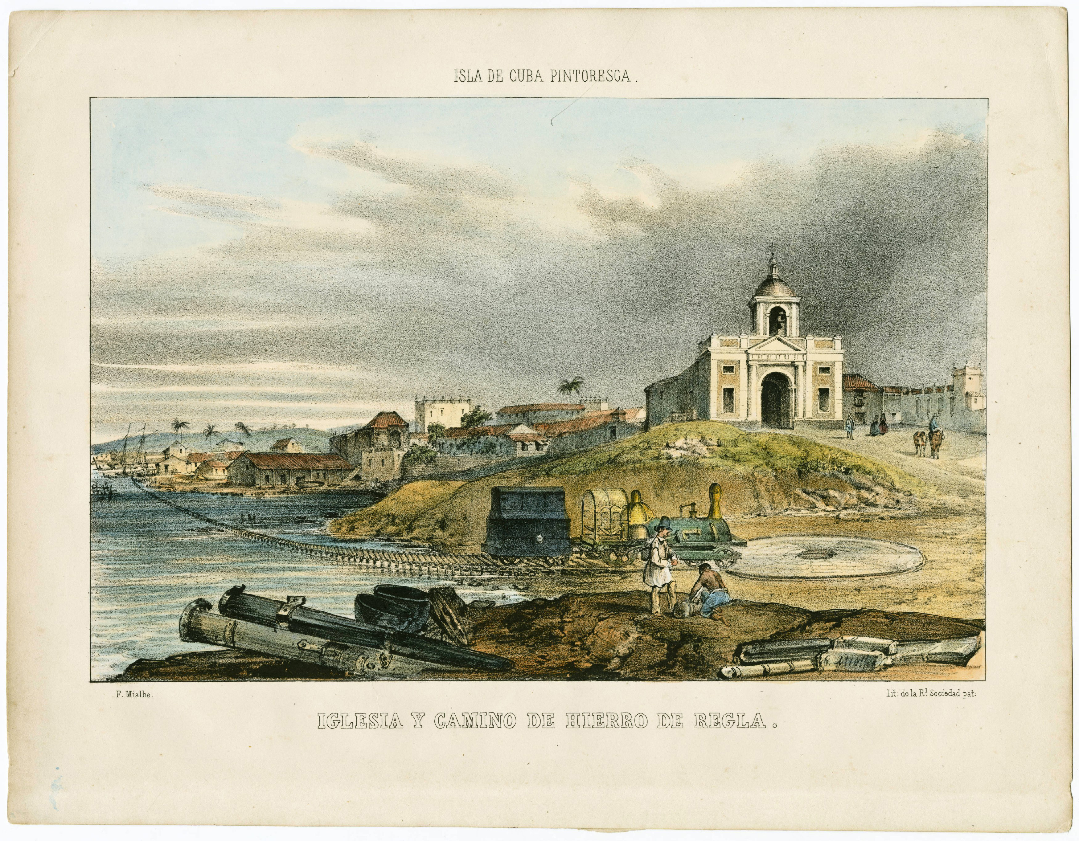 Regla, Havana, 1839 Isla de Cuba Pintoresca