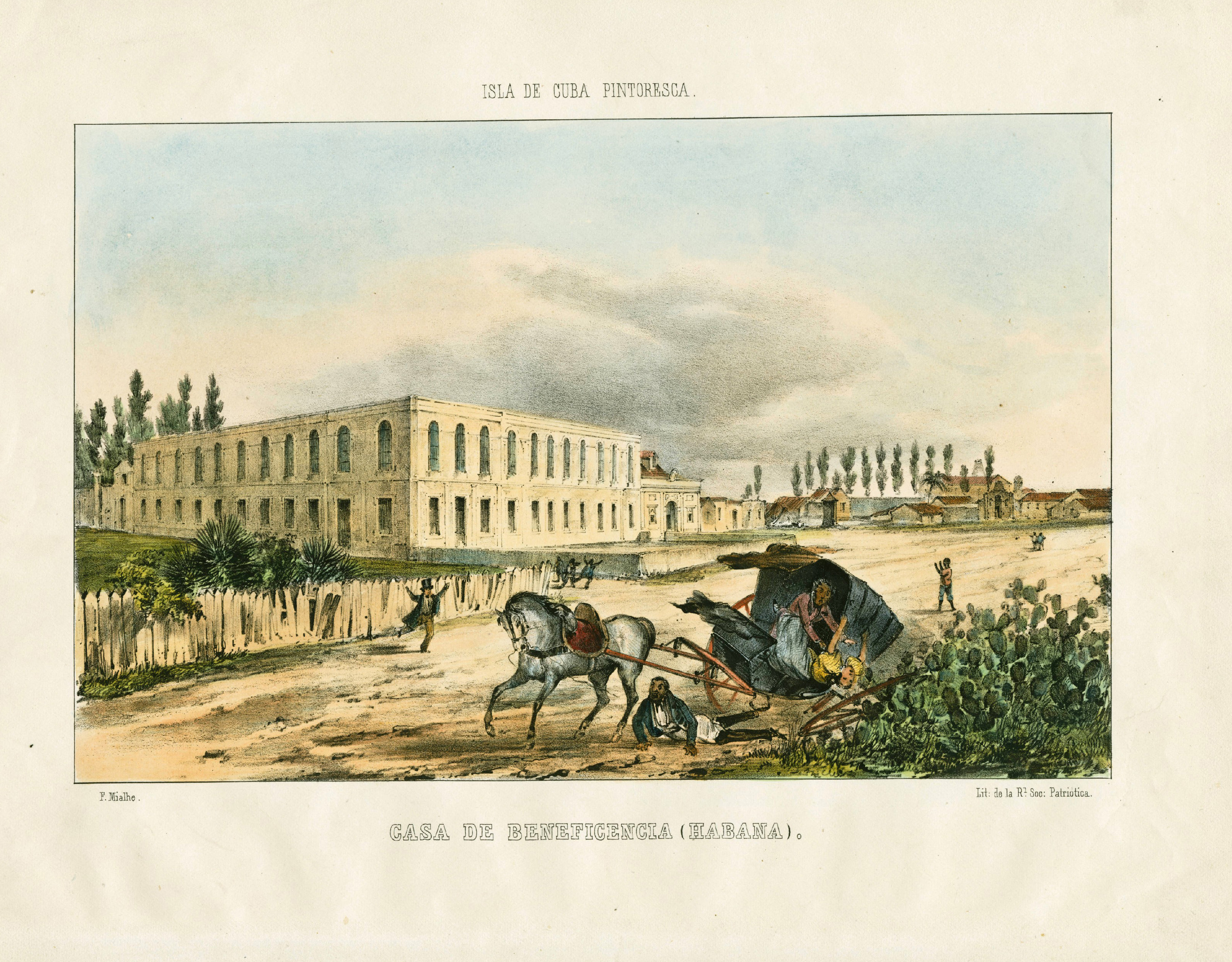 Orphanage, Havana, 1839 Isla de Cuba Pintoresca