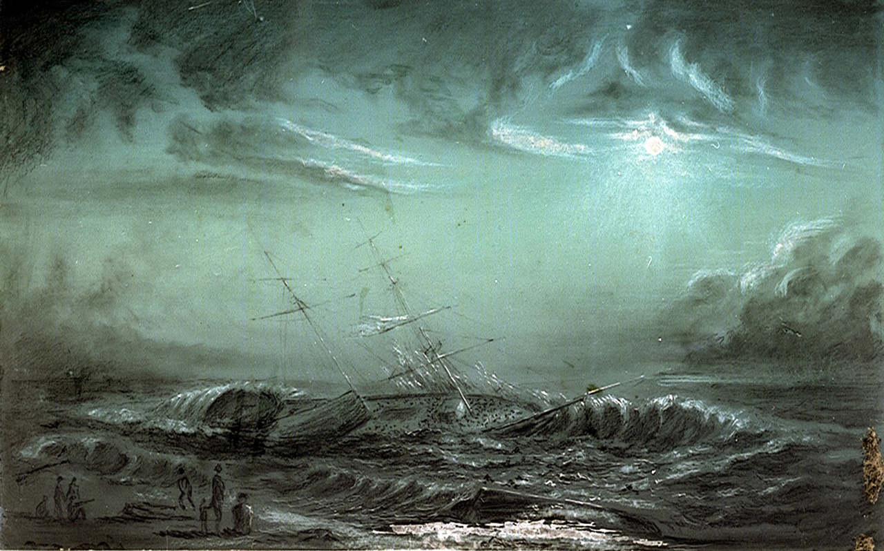 Shipwreck at Cabo Frios, Brazil, 1800s National Maritime Museum